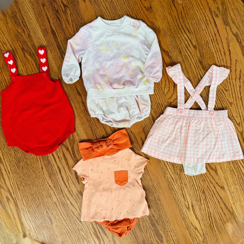 Cat & Jack- 6-9 month Capsule Bundle Outfits